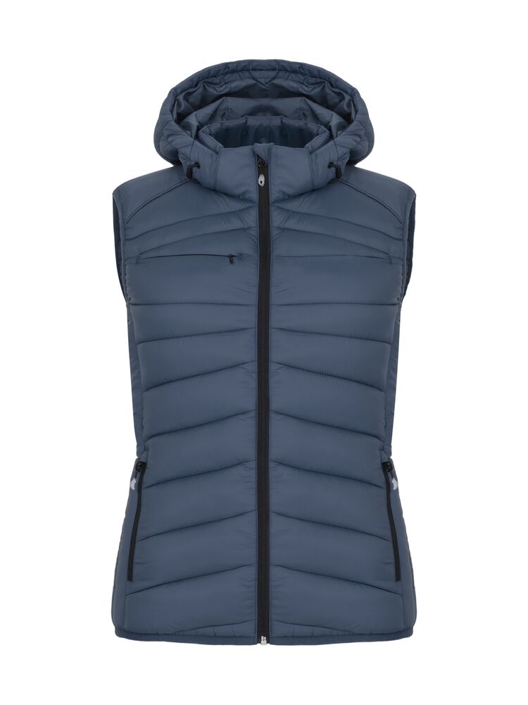Gilet doudoune sans manches à capuche femme Idaho / CLIQUE – Image 8
