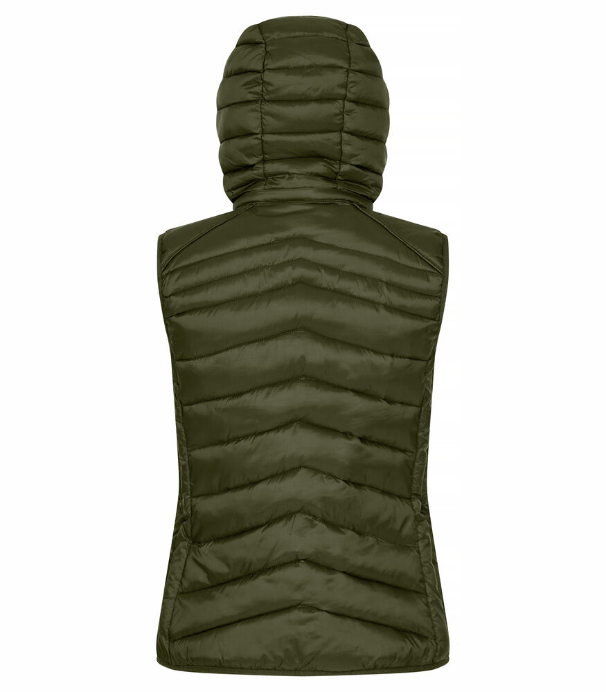 Gilet doudoune sans manches à capuche femme Idaho / CLIQUE – Image 16