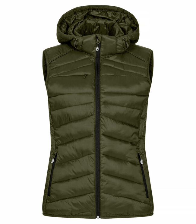 Gilet doudoune sans manches à capuche femme Idaho / CLIQUE